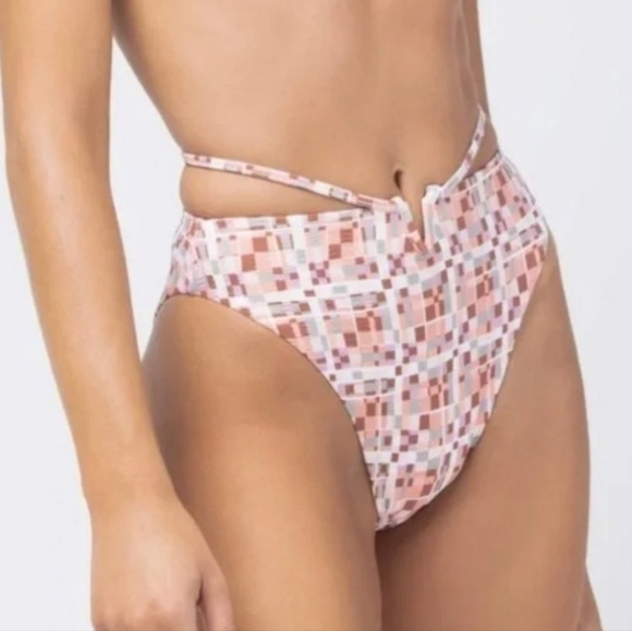 L*space Kristen Joy Bikini Swimsuit Block Party NWT Medium - Picture 4 of 8